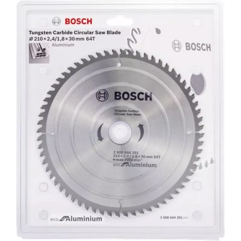 BOSCH alumiininen sahanterä 210x30 mm 64 hammasta ECO