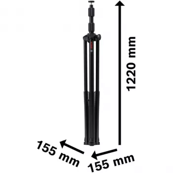 Bosch-työmaavalaisinjalusta GLT 300-40 Professional (musta, 5/8 inch kierre M10) 06188000MT