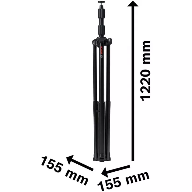 Bosch-työmaavalaisinjalusta GLT 300-40 Professional (musta, 5/8