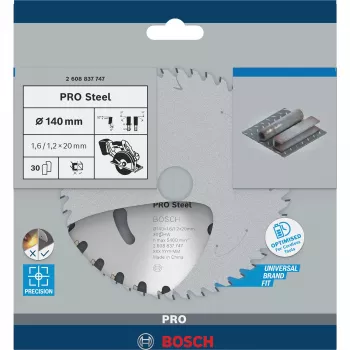 Bosch Expert for Wood -pyörösahanterä 140 x 20 mm, 30 hammasta, TCT, ATB, käsipyörösahoille 2608837747