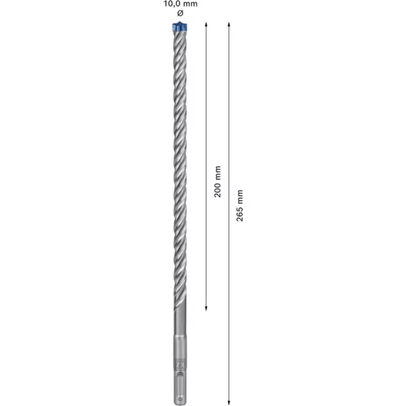 Bosch EXPERT SDS plus-7X -poranteräsarja 10 mm, 30 kpl, 265 mm pituus 2608900188