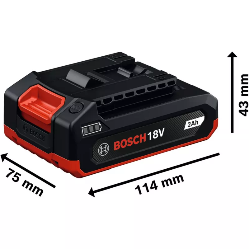 Bosch GBA18V-20 18V 2.0Ah Li-Ion akku COOLPACK-toiminnolla