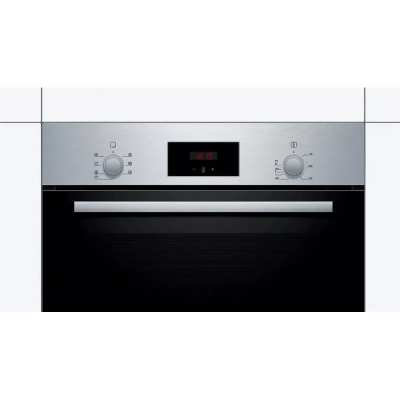 Bosch HBF113BR1S kalusteisiin asennettava sähköuuni, 66L, ruostumaton teräs