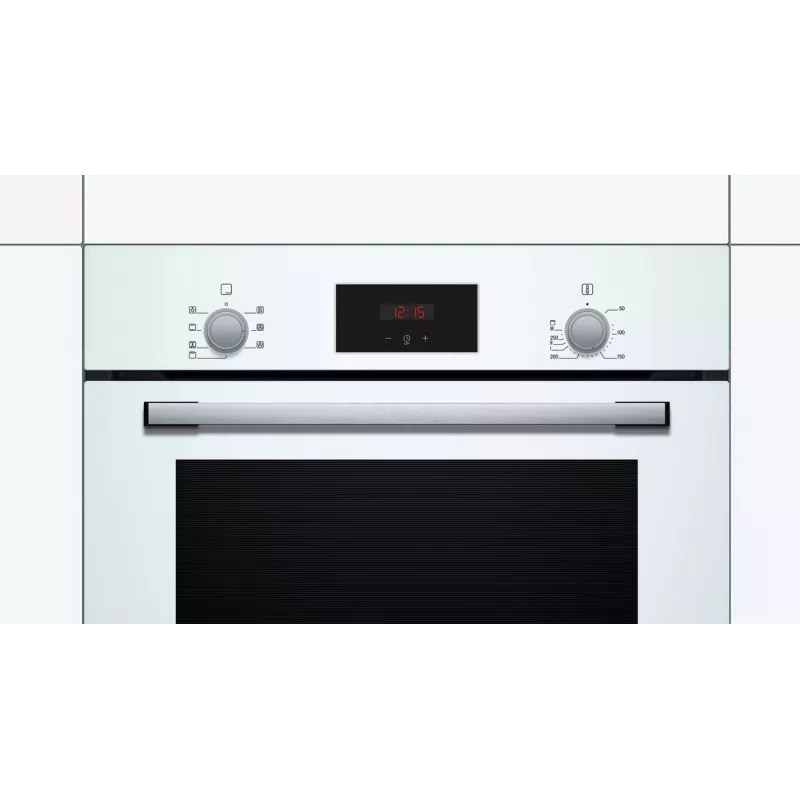 Bosch HBF113BV1S kalusteisiin asennettava sähköuuni, 66 l, ruostumaton teräs