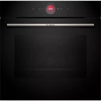 Bosch HBG7341B1 Series 8 kalusteisiin asennettava sähköuuni, 71L, pyrolyysipuhdistus, musta, 60 cm