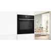 Bosch HBG7341B1 Series 8 kalusteisiin asennettava sähköuuni, 71L, pyrolyysipuhdistus, musta, 60 cm