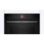 Bosch HBG7341B1 Series 8 kalusteisiin asennettava sähköuuni, 71L, pyrolyysipuhdistus, musta, 60 cm