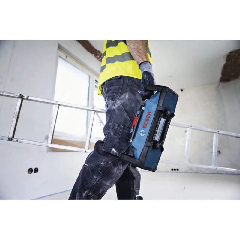 BOSCH HEAVY DUTY GPB18V-3C Professional Bluetooth FM-radio (sininen/musta, laite ilman akkua)
