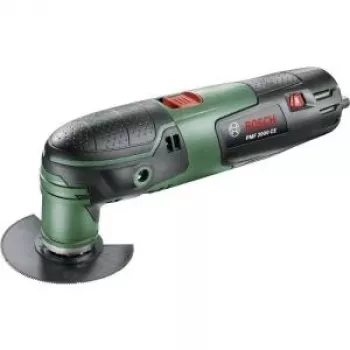 Bosch Home and Garden PMF 2000 CE 0603102003 monitoimityökalu 10-osaisella tarvikesarjalla, 220 W, Starlock, säädettävä kierrosnopeus