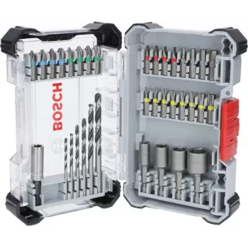 Bosch HSS Extra Hard 35-osainen metalliporanteräsarja muovikotelossa (2607017726)