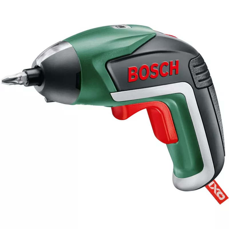 Bosch IXO 5 Akkuruuvinväännin 32-osaisella kärkisarjalla, 3,6V Li-Ion 1,5Ah, Vihreä/Musta