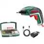 Bosch IXO 5 Akkuruuvinväännin 32-osaisella kärkisarjalla, 3,6V Li-Ion 1,5Ah, Vihreä/Musta