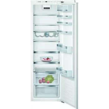Bosch KIR81AFE0 kalusteisiin asennettava jääkaappi VitaFresh Plus -toiminnolla, 319L, energialuokka E