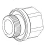 Bosch MIC Series M25 - 3/4 tuuman NPT kaapelikanava-adapteri (MIC-M25XNPT34)