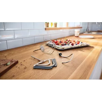 Bosch MUM58359 yleiskone rubiininpunainen/hopea 1000W 3,9L ruostumaton teräskulho
