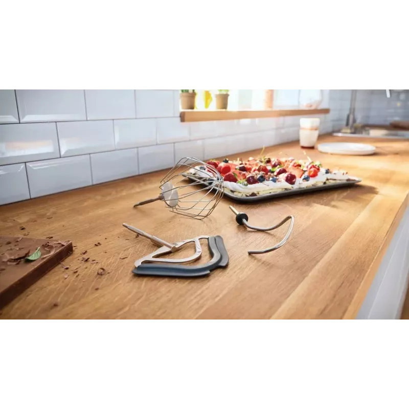 Bosch MUM58359 yleiskone rubiininpunainen/hopea 1000W 3,9L ruostumaton teräskulho