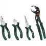 Bosch Powertools 4-osainen pihtisarja 1600A02W7K sisältää yhdistelmä-, sivuleikkuri-, kärki- ja vesipumppupihdit, vihreä/musta