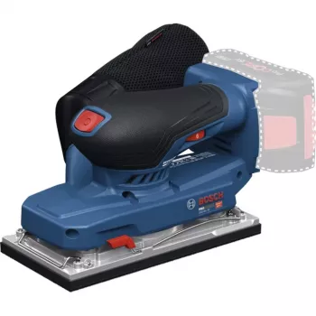 BOSCH POWERTOOLS akku-epäkeskushiomakone GSS 18V-18 Professional Solo, 18 V (sininen/musta, ilman akkua ja laturia, L-BOXX-laatikossa)