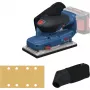 BOSCH POWERTOOLS akku-epäkeskushiomakone GSS 18V-18 Professional Solo, 18 V (sininen/musta, ilman akkua ja laturia, L-BOXX-laatikossa)