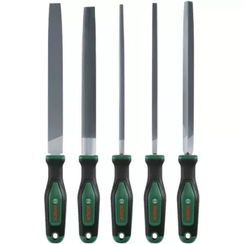 Bosch 5-osainen viilasarja, 200 mm, vihreä/musta