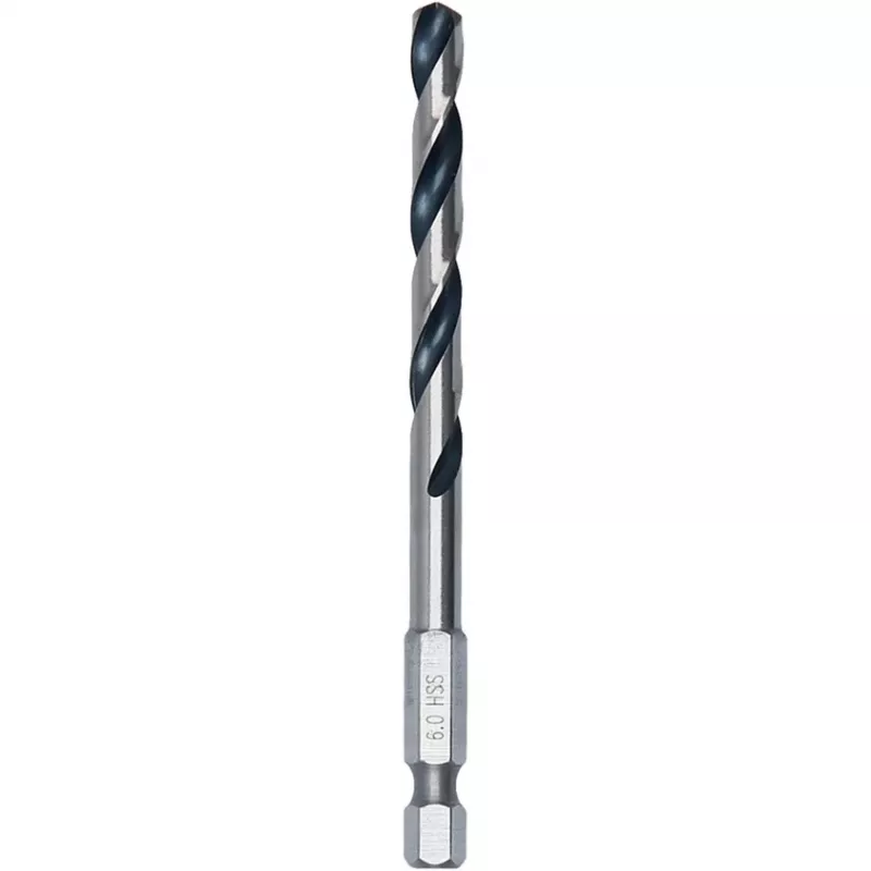 Bosch PowerTools HSS PointTeQ -kuusiokantainen kierrepora, 6 mm, 10 kpl, työpituus 57 mm