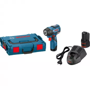 Bosch Professional GDS 12V-115 akkuiskuruuvinväännin 2x 3,0 Ah li-ion-akulla, L-BOXX
