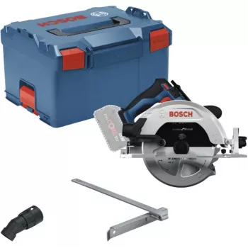 Bosch Professional GKS 18V-68-2 akkukäsisirkkeli, 18 V, 190 mm terä, Solo (ilman akkua ja laturia), sininen/musta, L-BOXX-laatikossa