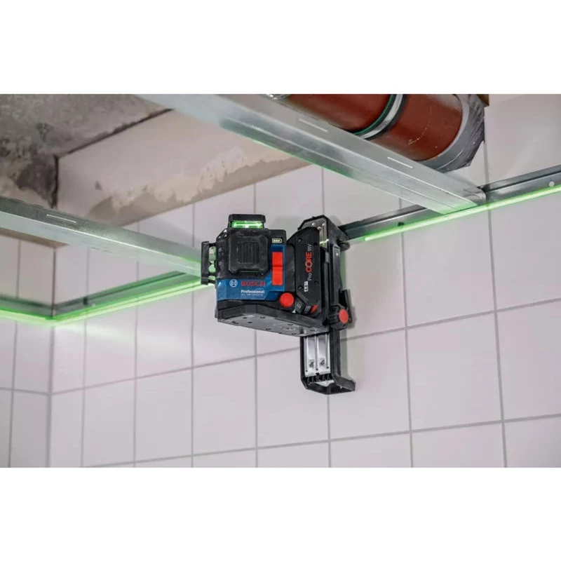 Bosch Professional asennuspidike DK 20 (musta, linjalaser GLL 18V-120-33 CG ja LB 10 pidike)
