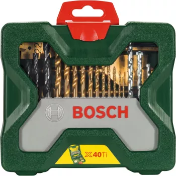 Bosch X-Line TiN 40-osainen yleisporanterä- ja ruuvauskärkisarja 2607019600
