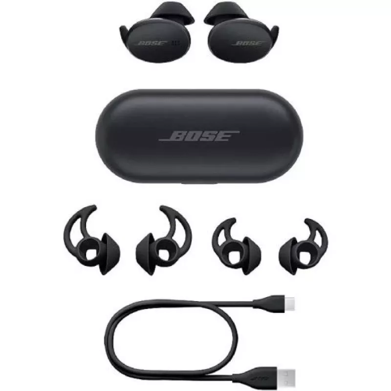 Bose Sport Earbuds True Wireless Bluetooth -nappikuulokkeet mikrofonilla - musta