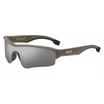 BOSS BOSS1607NS10A miesten aurinkolasit Oversized Shield 99 mm lasi 100% UV400
