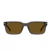 BOSS BOSS1628SKB7 miesten suorakaiteen muotoiset aurinkolasit Dark Havana harmaa