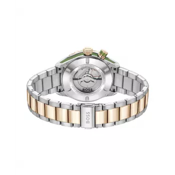 BOSS miesten 1514181 kvartsikronografi kello 42mm ruostumaton teräs musta kellotaulu