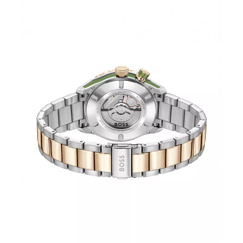 BOSS miesten 1514181 kvartsikronografi kello 42mm ruostumaton teräs musta kellotaulu