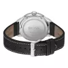BOSS miesten Grand Prix kronografikello 1513898 44 mm musta kellotaulu nahkaranneke