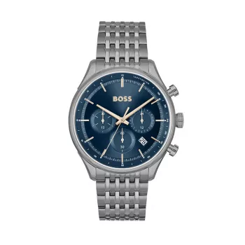 BOSS miesten Skymaster kronografi sininen kellotaulu ruostumaton teräs kello 1514083