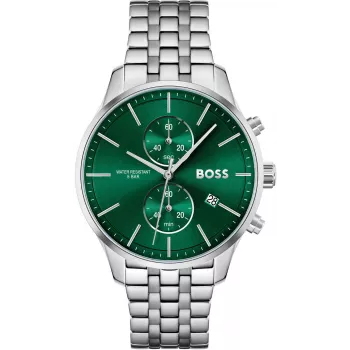 BOSS miesten Skymaster kronografi kello 1513975 42mm ruostumaton teräs sininen kellotaulu