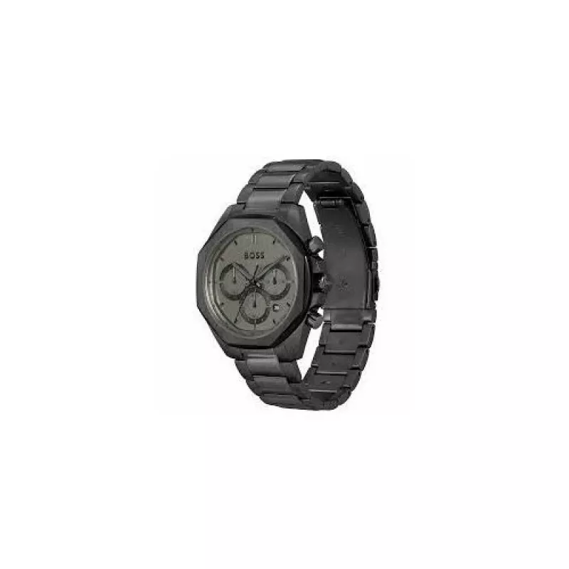 BOSS miesten Skymaster kronografi kello 1514016 44 mm ruostumaton teräs sininen kellotaulu