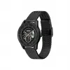 BOSS miesten Velocity kronografi kvartsikello 42 mm sininen kellotaulu ruostumaton teräs-mesh 1514035
