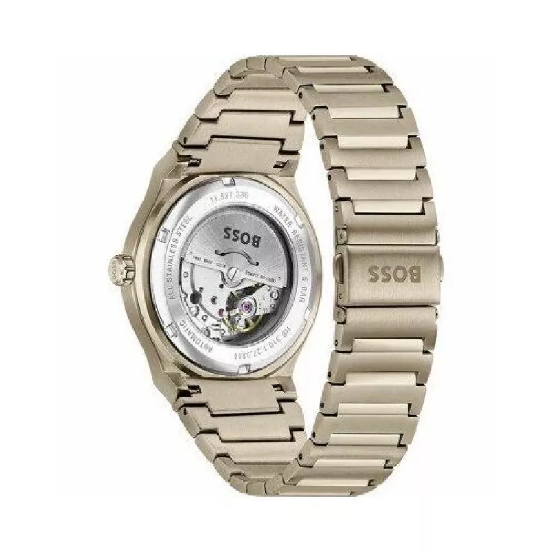 BOSS miesten Velocity kvartsikronografikello 1514184 41 mm ruostumaton teräs musta kellotaulu