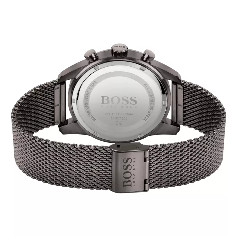 BOSS miesten kello 1513837 Skymaster kronografi sininen kellotaulu ruostumaton teräs 44mm