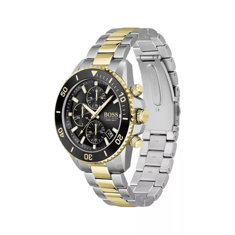 BOSS miesten kello 1513908 45 mm ruostumaton teräs sininen kellotaulu kronografi