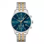 BOSS miesten kello 1513976 (42mm) - sininen kellotaulu, ruskea nahkaranneke