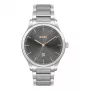 BOSS miesten kello 1513979 Pilot Edition 43mm sininen kellotaulu ruskea nahka