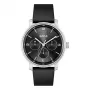 BOSS miesten kello 1514125 Velocity kvartsikronografi 44 mm sininen kellotaulu ruskea nahkaranneke