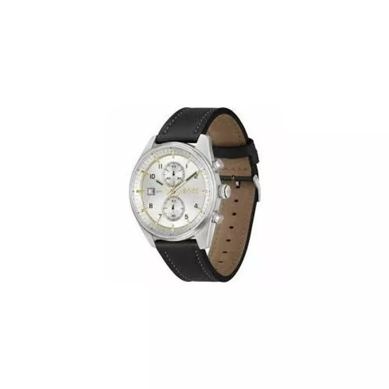 BOSS miesten kello 1514147 44mm ruostumaton teräs sininen kellotaulu kronografi