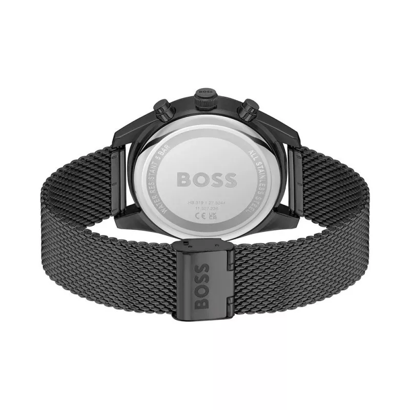 BOSS miesten kello 1514150 (44mm) - sininen kellotaulu, ruostumaton teräs