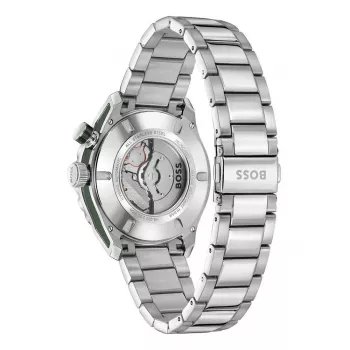 BOSS miesten kello 1514178 42 mm ruostumaton teräs sininen kellotaulu kronografi
