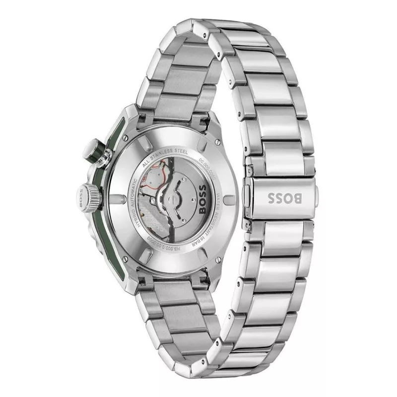 BOSS miesten kello 1514178 42 mm ruostumaton teräs sininen kellotaulu kronografi