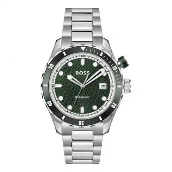 BOSS miesten kello 1514178 42 mm ruostumaton teräs sininen kellotaulu kronografi